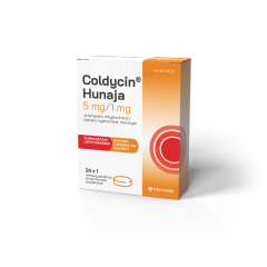 COLDYCIN HUNAJA imeskelytabletti 5/1 mg 24 x 1 fol